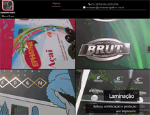 Tablet Screenshot of acabamentosgraficos.com.br